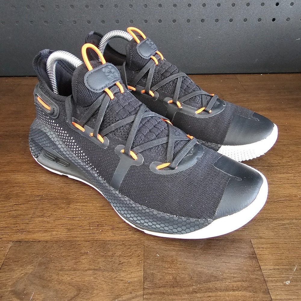 Under Armour Steph Curry SC Shoes Boys 6.5Y‎ Black HOVR Oakland Basketball